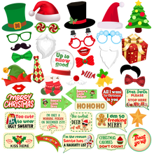 Christmas Photo Booth Props – 42 Christmas Signs and Props for Picture Photoshoot